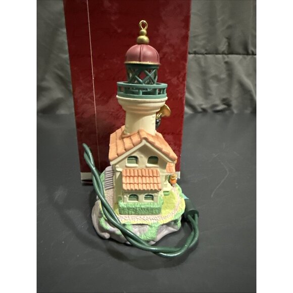 Vintage Lighthouse Greetings 1998 Hallmark Keepsake Christmas Ornament In Box - Picture 5 of 16